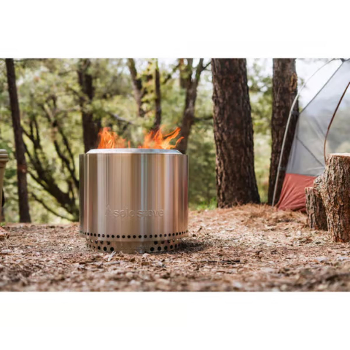 Solo Stove 19.5 in. W Stainless Steel Round Wood Fire Pit with Stand