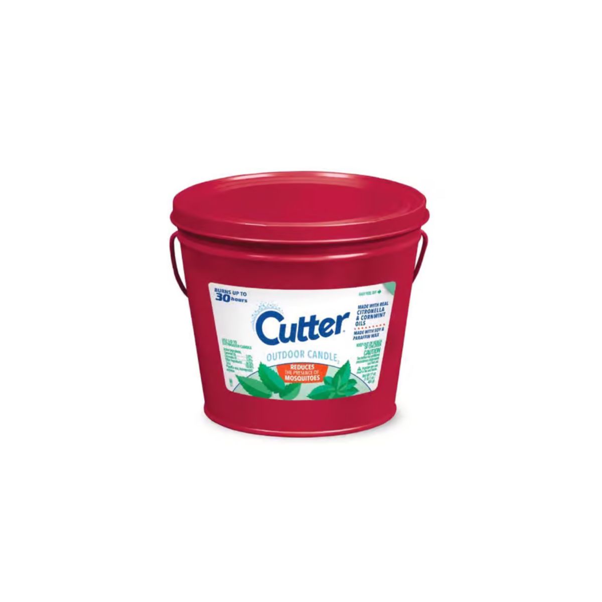 Cutter Outdoor Citronella Bucket Candle Candle For Mosquitoes 17 oz.