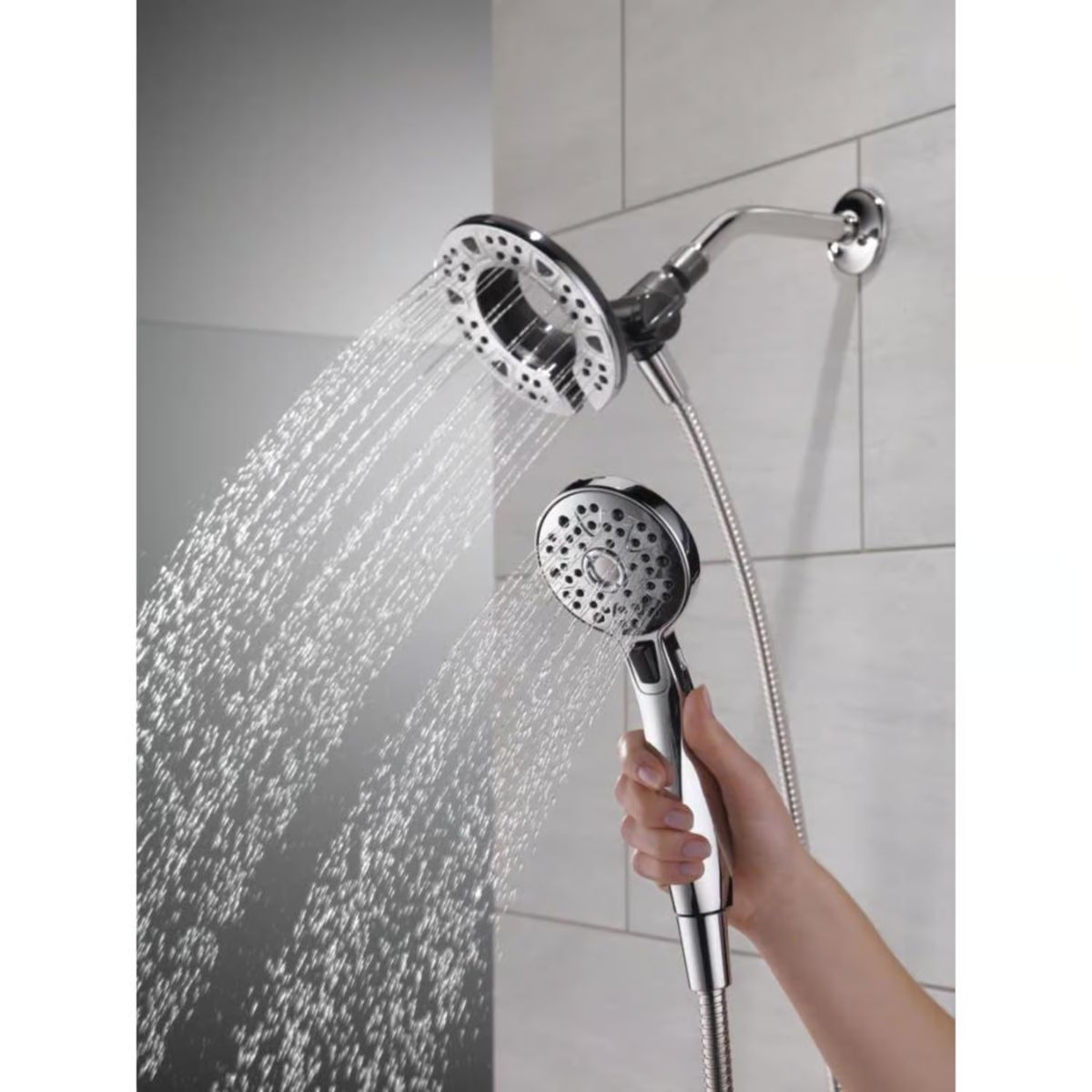 Delta Chrome 4 settings Showerhead Combo 1.75 gpm