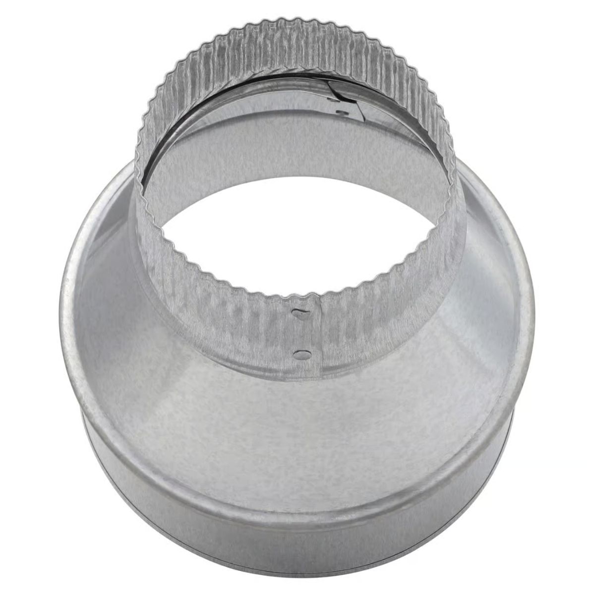 Imperial 6 in. D x 4 in. D Galvanized Steel Furnace Pipe Reducer