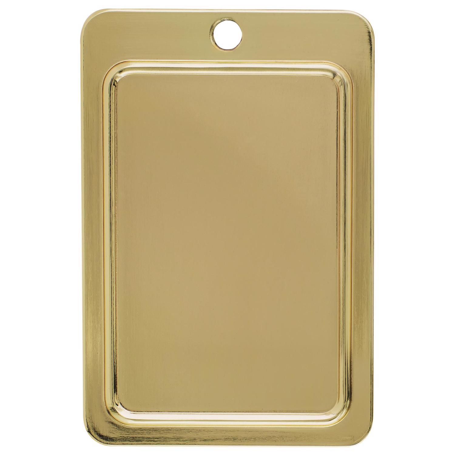 Amerock Contemporary Arch Cabinet Pull 3 in. Polished Brass Gold 1 pk