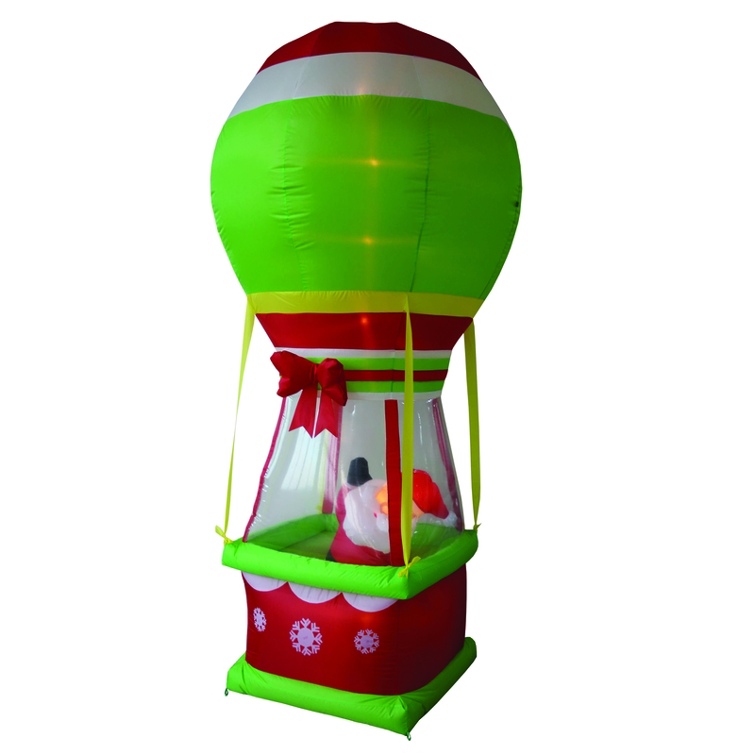 Celebrations 9 ft. Santa In Hot Air Balloon Inflatable