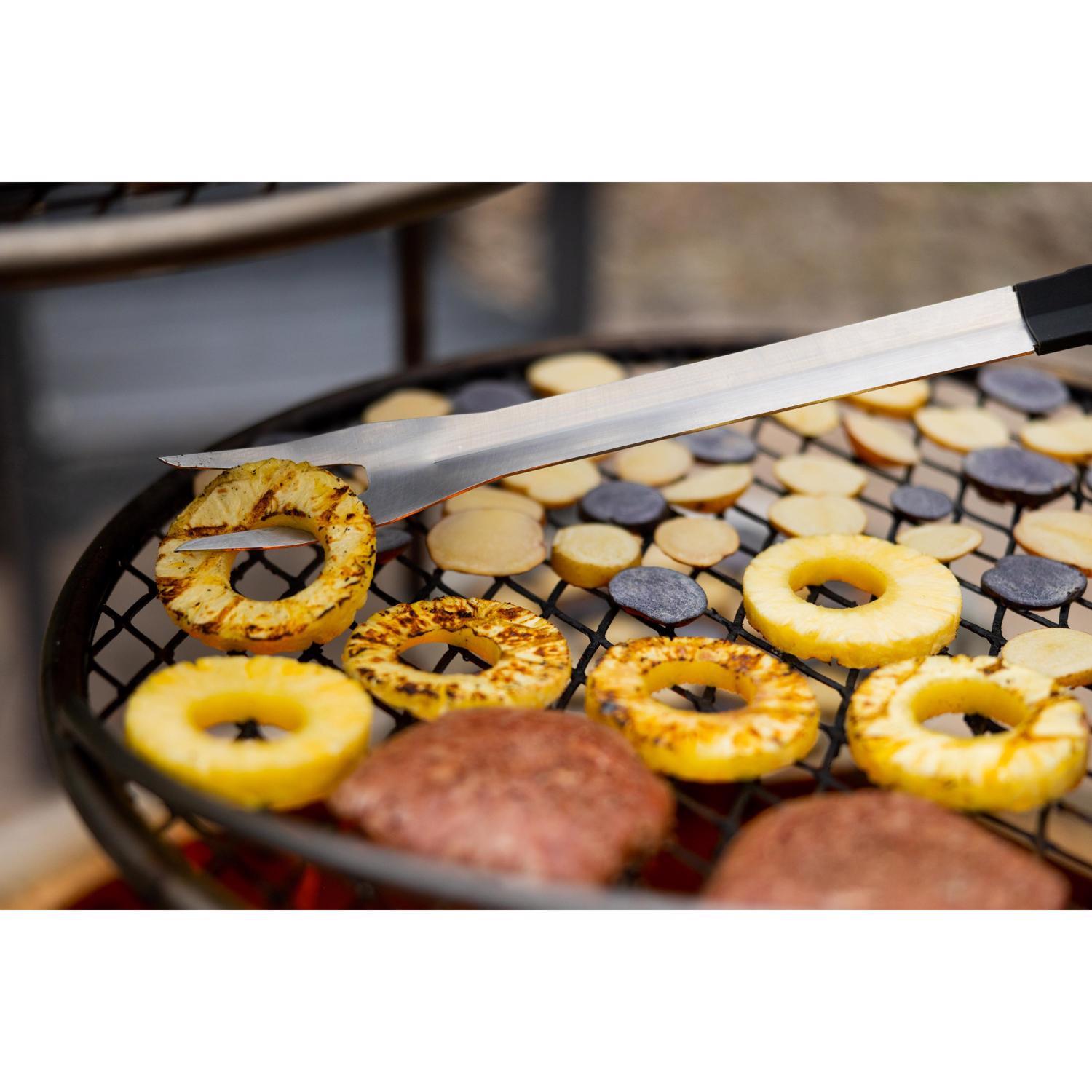 Breeo Stainless Steel Black/Silver Grill Tool Set 3 pk Stine Home