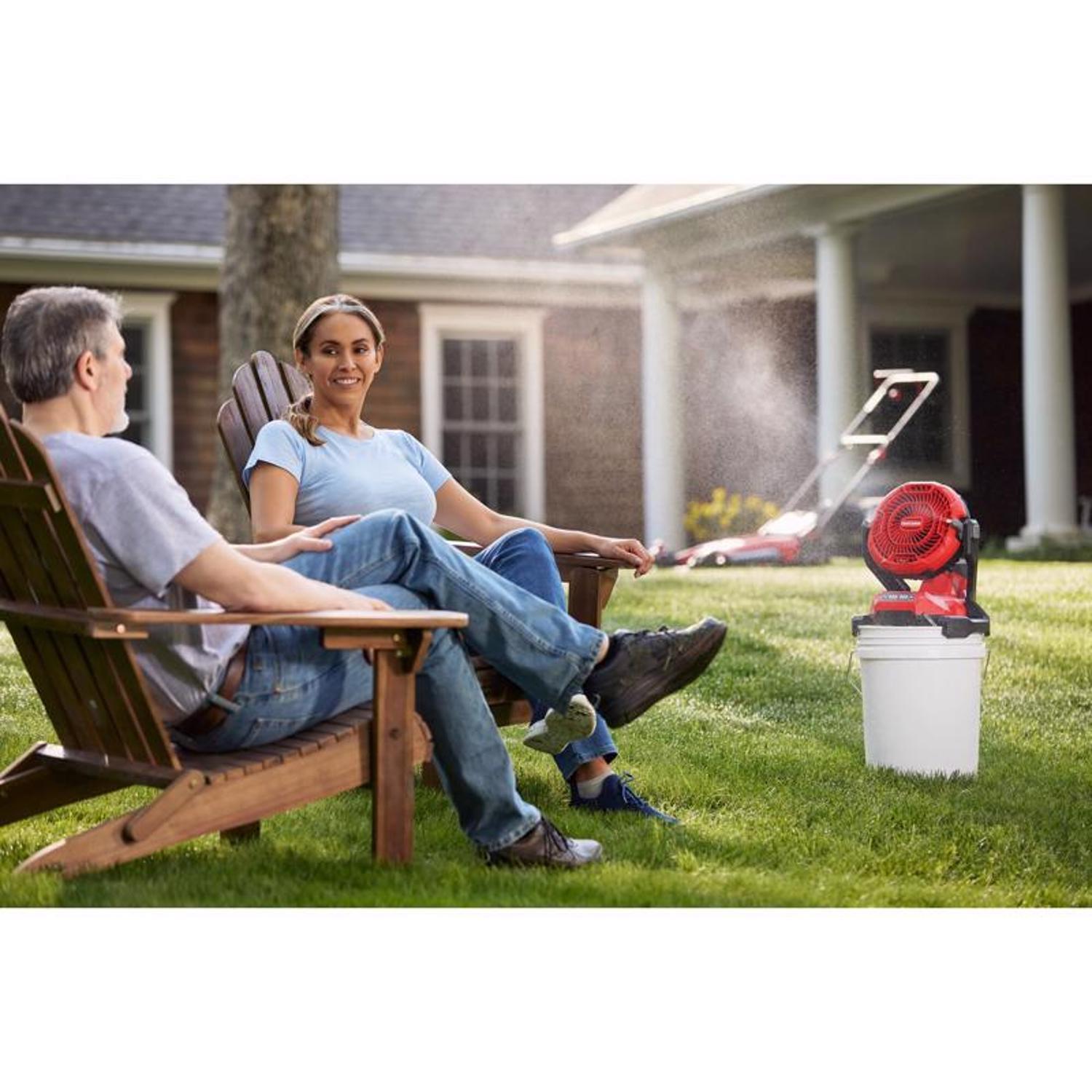 Craftsman V20 10 in. H 3 speed Misting Fan TOOL ONLY