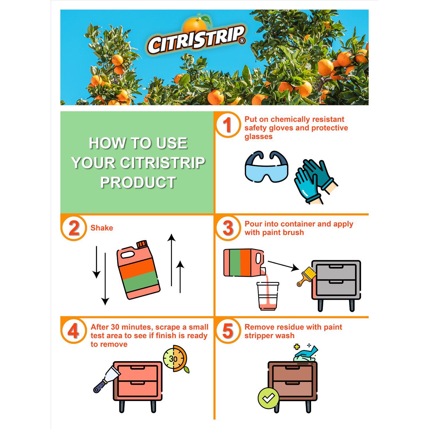 Citristrip Paint and Varnish Stripper 1/2 gal