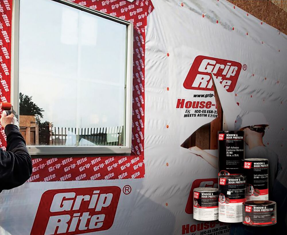 Grip-Rite Window & Door Protector HT 6in x 75ft