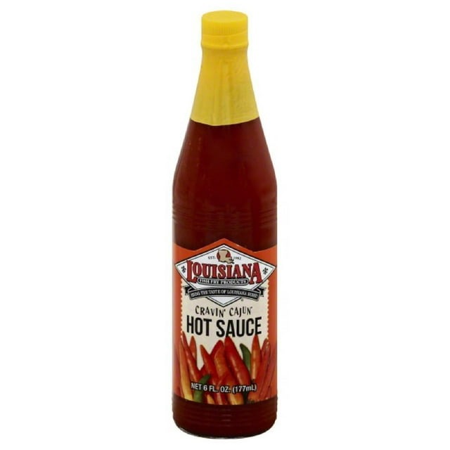 Louisiana Fish Fry Products Cravin' Cajun Hot Sauce 6 oz