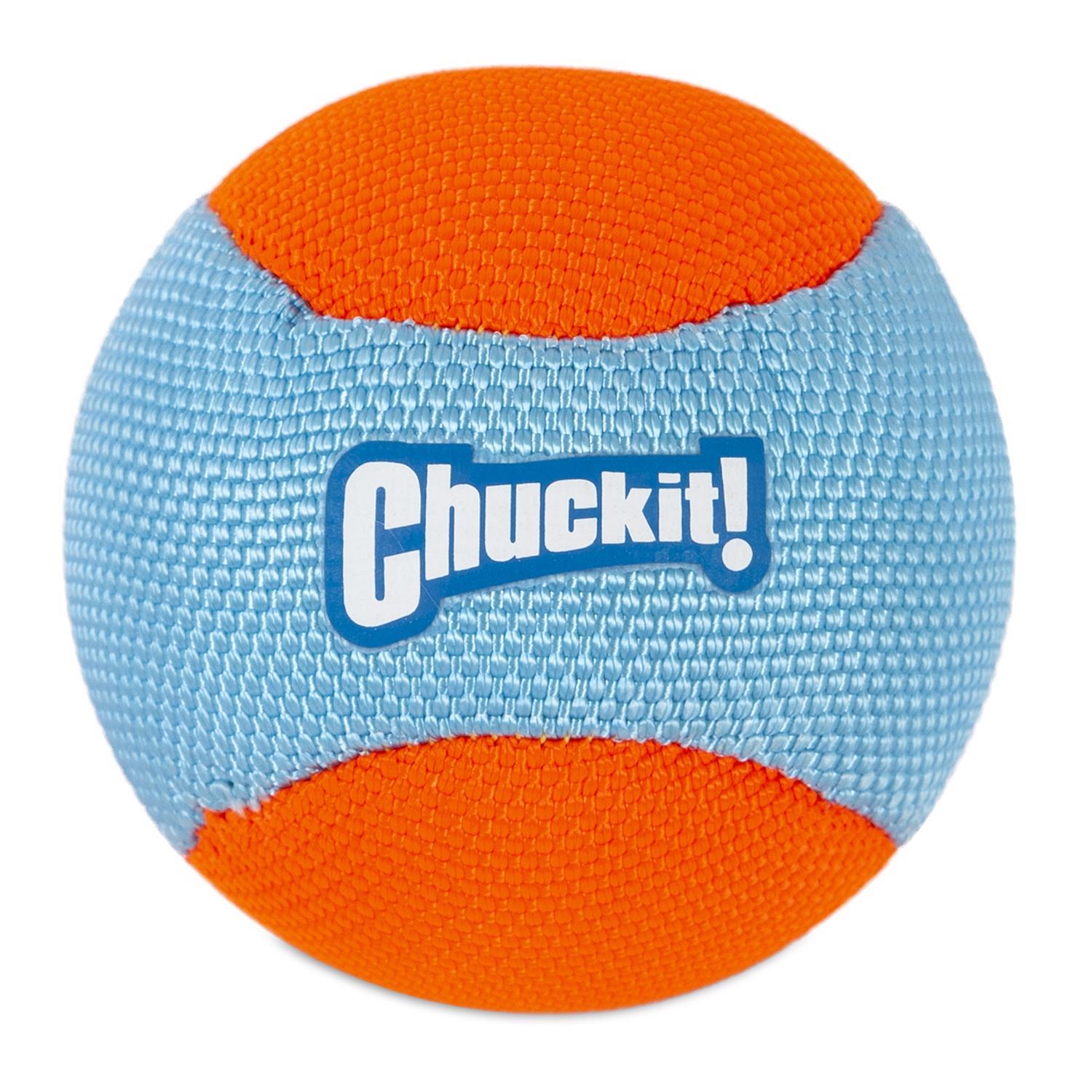 Chuckit! For Dog Blue/Orange Amphibious Fetch Ball Pet Toy Medium 3 pc