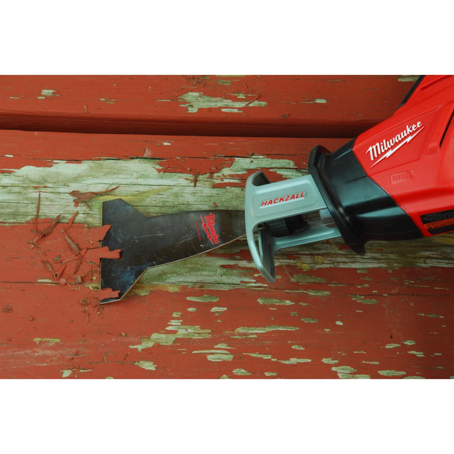 Milwaukee Hackzall/Sawzall 3 in. Bi-Metal Scraper Blade 1 pk