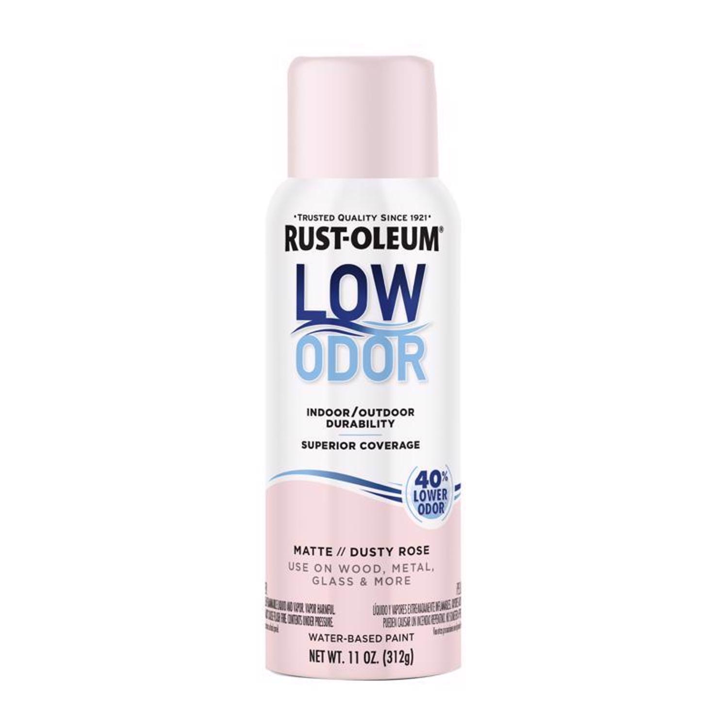 Rust-Oleum Low Odor Matte Dusty Rose Spray Paint 11 oz.