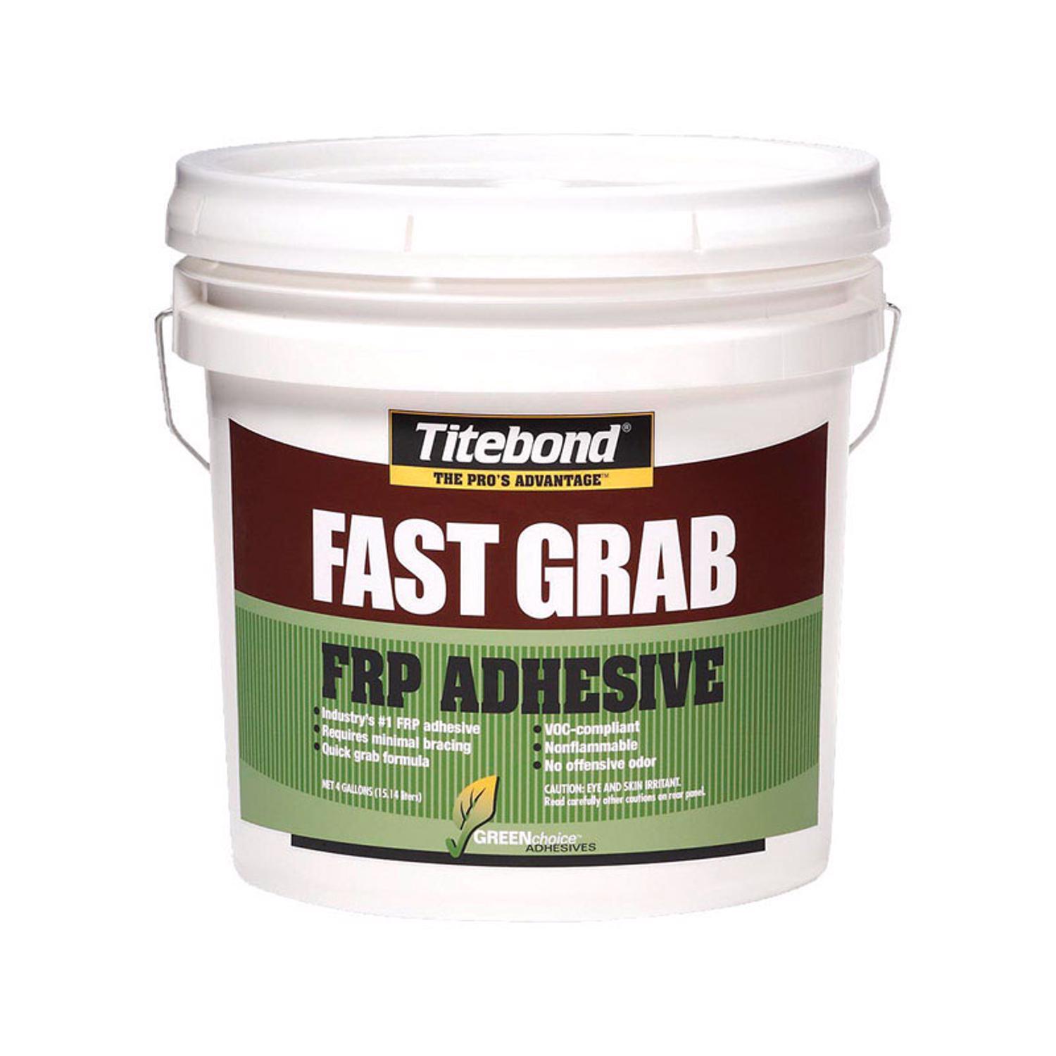 Titebond GREENchoice Fast Grab FRP High Strength Emulsion Polymer Light Beige Adhesive 4 gal