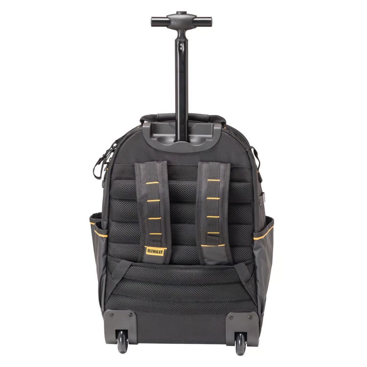 DEWALT Polyester/Tarpaulin Pro Backpack on Wheels Tool Bag 46 pocket Black/Yellow 1 Piece