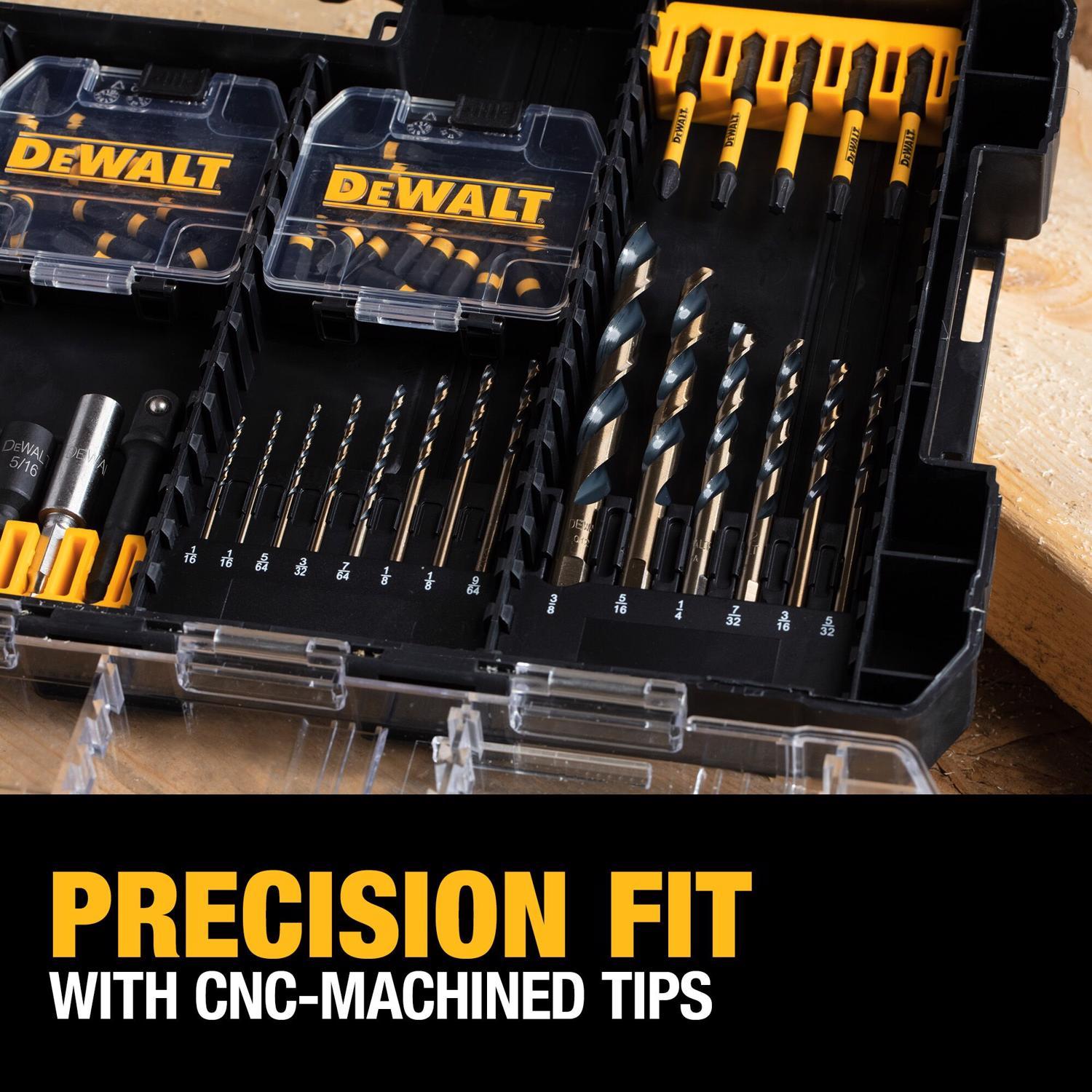 DeWalt Impact Ready Drill and Driver Bit Set 100 pc
