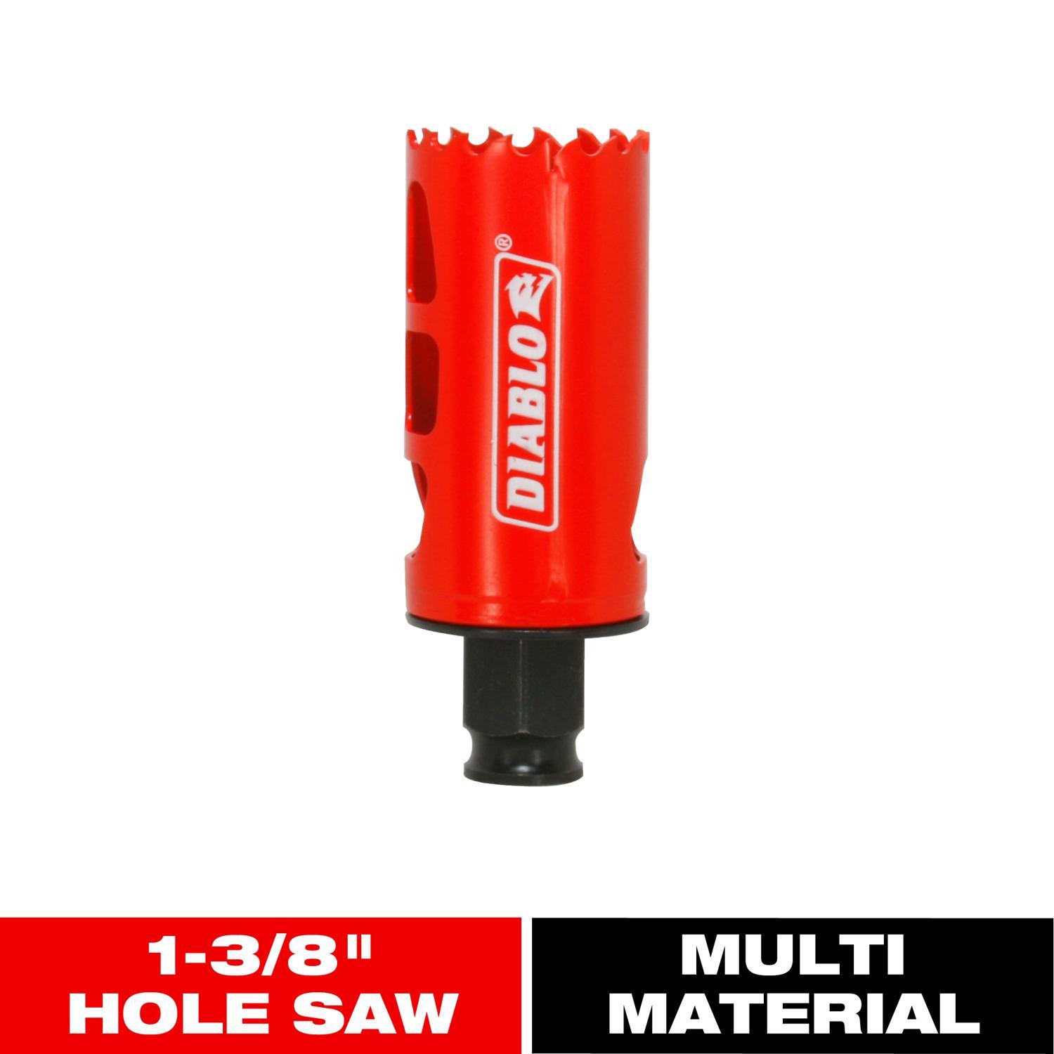 Diablo Snap-Lock Plus 1-3/8 in. Bi-Metal Hole Saw 1 pc