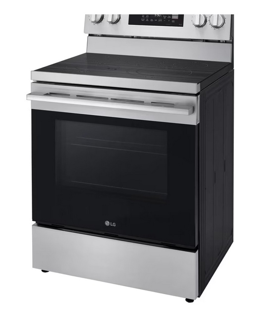 LG 6.3 cu. ft. Smart Wi-Fi Enabled ProBake Convection Electric Range with Air Fry & EasyClean