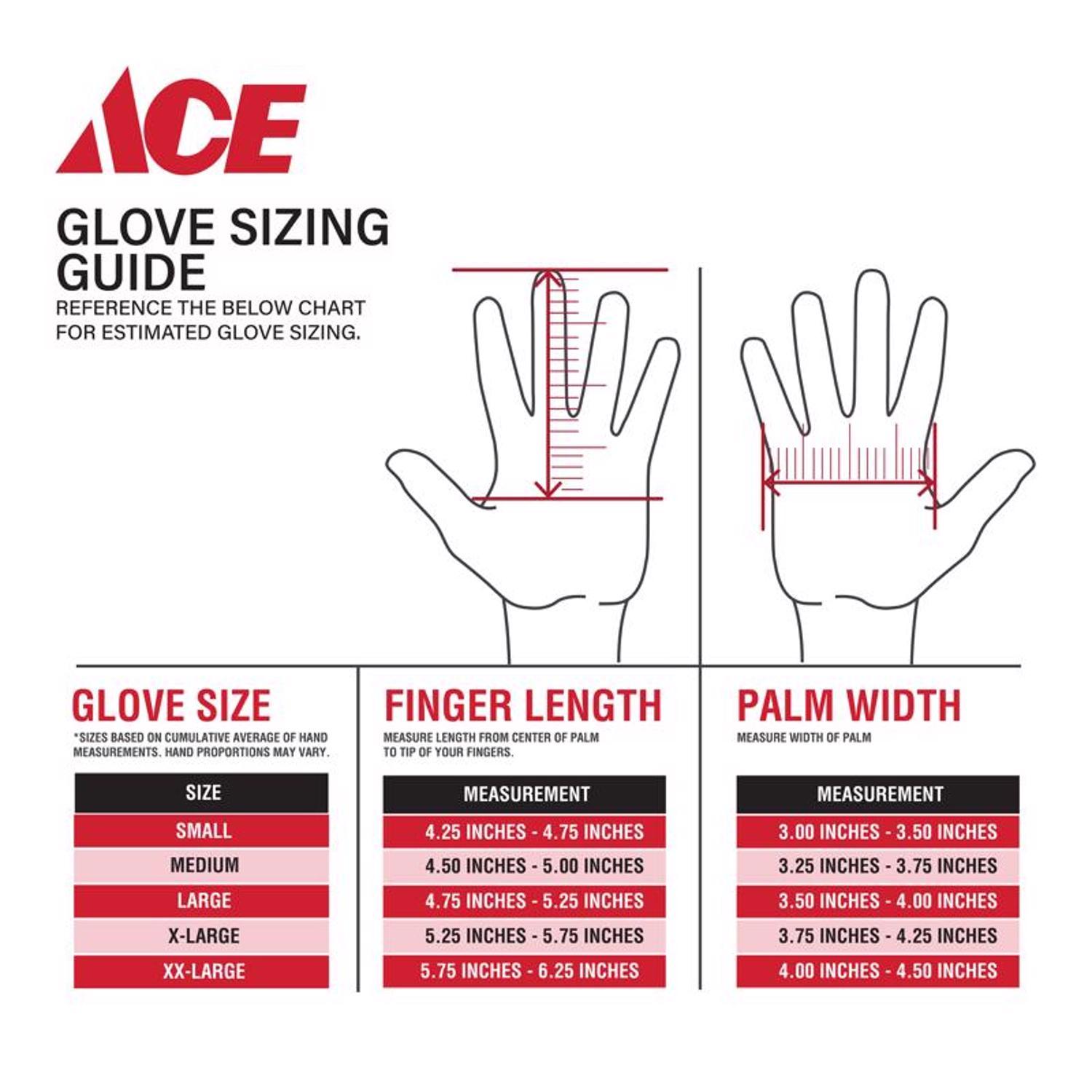 Ace L I-Mesh High Performance Utility Red/Black Gloves