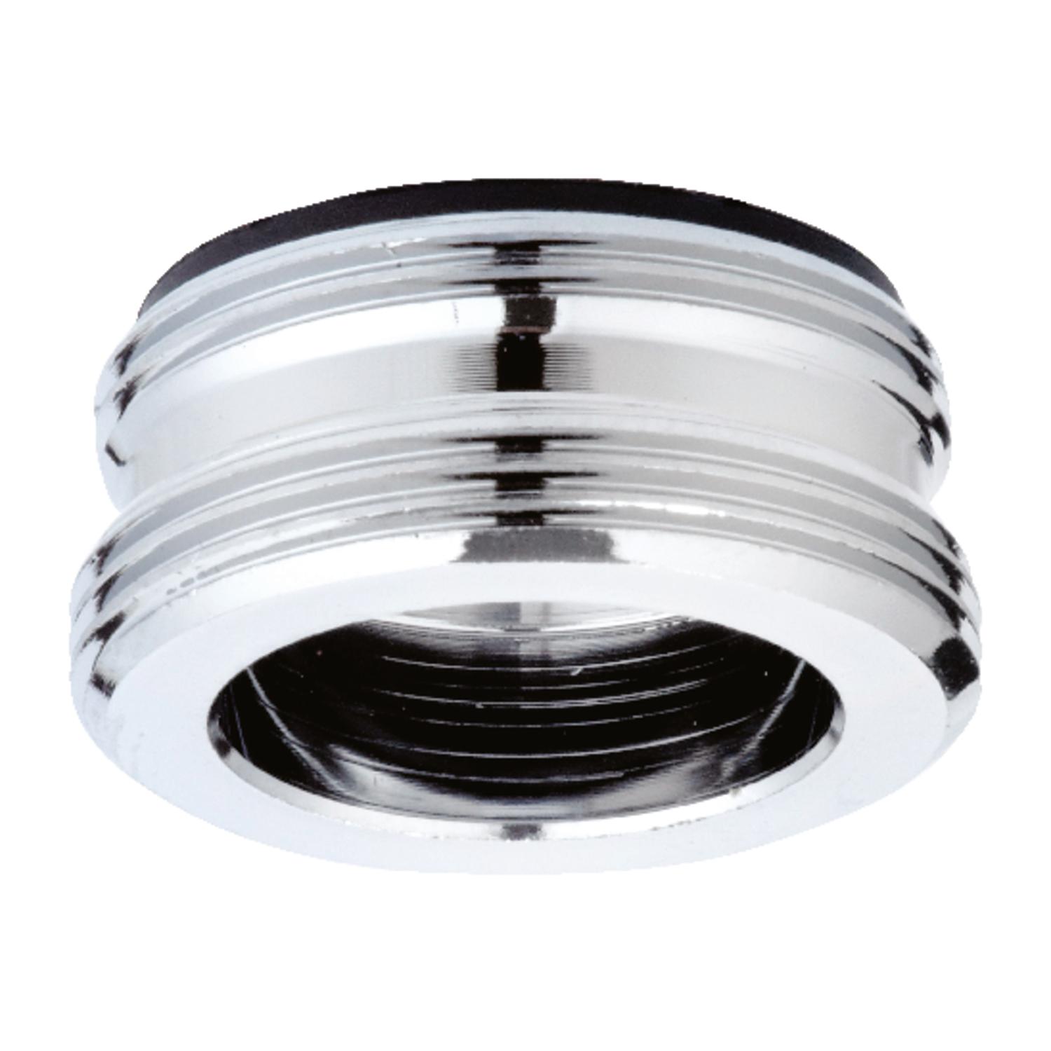 Ace Male Thread 55/64 in.-27M x 13/16 in.-27M Chrome Aerator Adapter