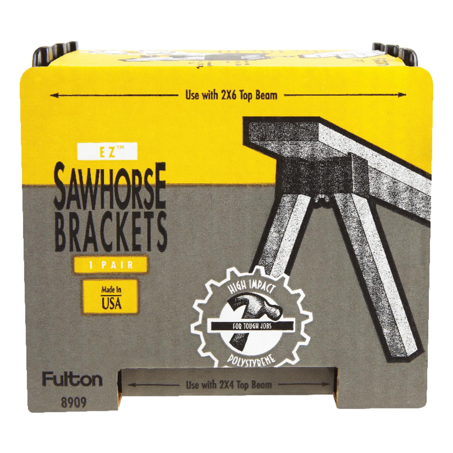Fulton Spee Dee 2 in. H X 4 in. W Sawhorse Brackets 500 lb. cap. 1 pc