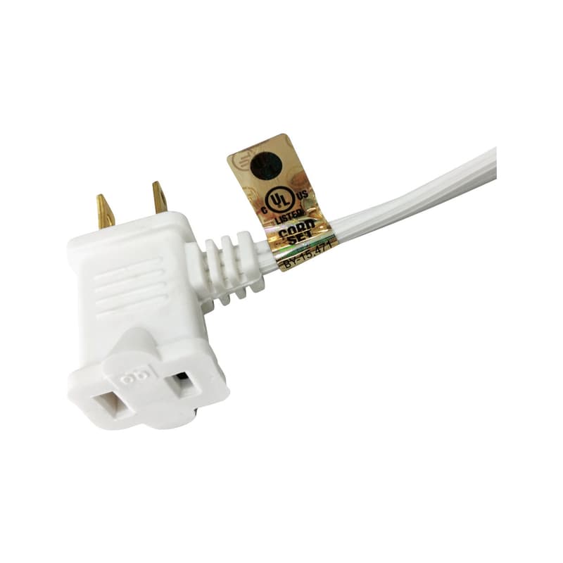 Ace Indoor 15 ft. L White Extension Cord w/Switch 16/2 SPT-2