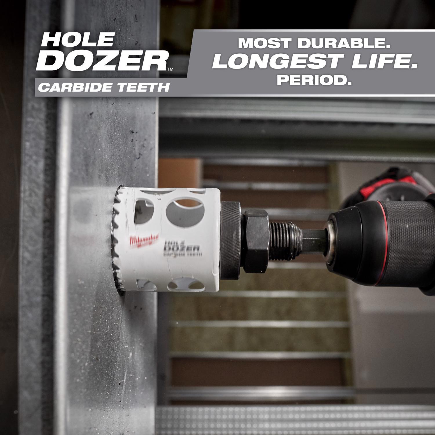 Milwaukee Hole Dozer 1-3/8 in. Carbide Tipped Hole Saw 1 pc