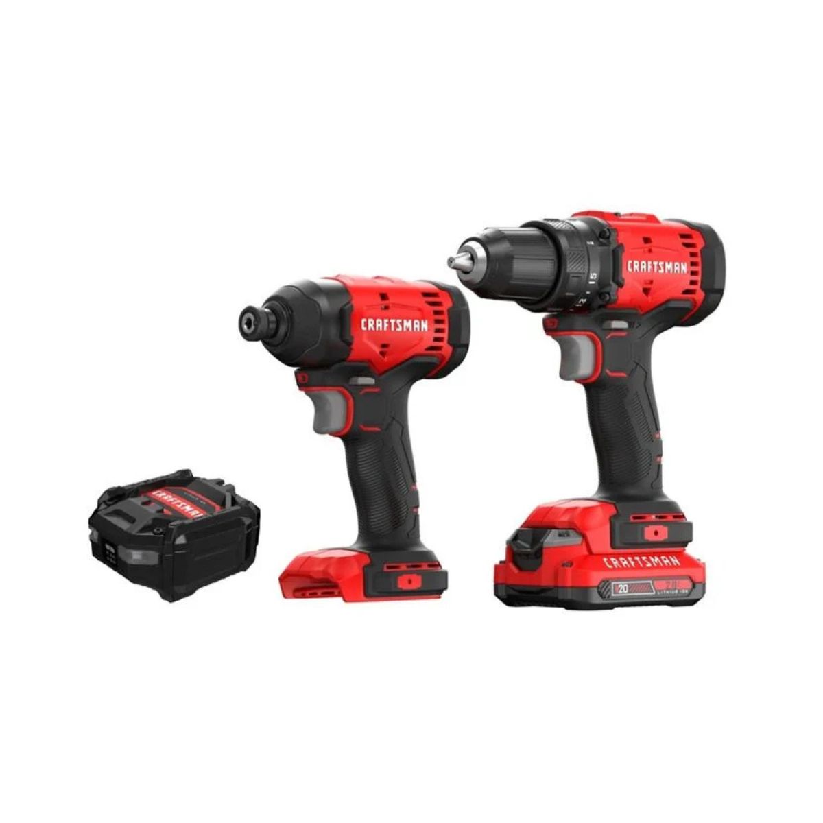 Craftsman V20 1/2 in. Drill Driver and Impact Driver Combo Kit