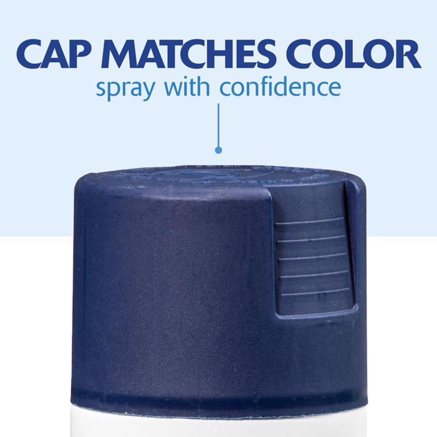 Rust-Oleum Painter's Touch 2X Ultra Cover Satin Midnight Blue Paint+Primer Spray Paint 12 oz