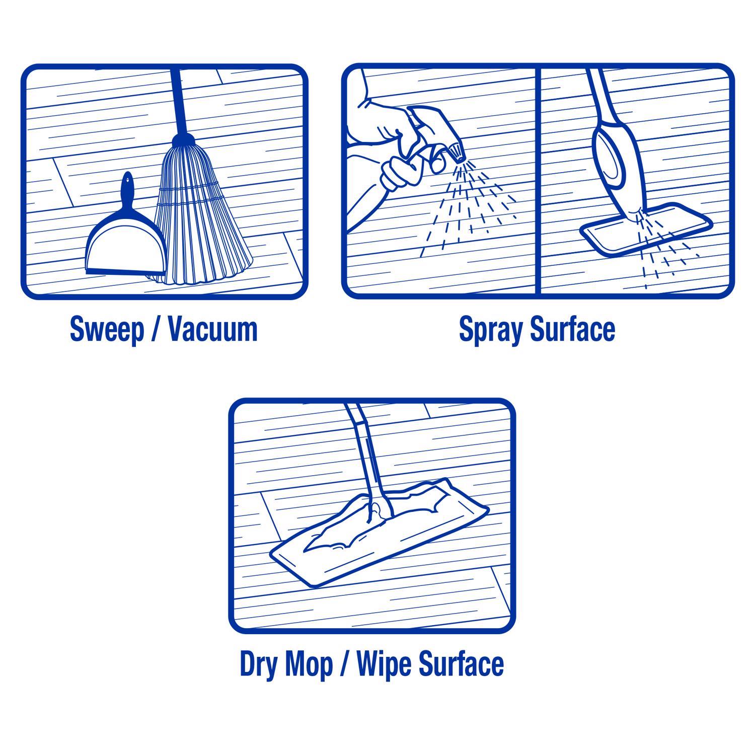 Zep Fresh Scent Hardwood & Laminate Floor Cleaner Liquid 32 oz