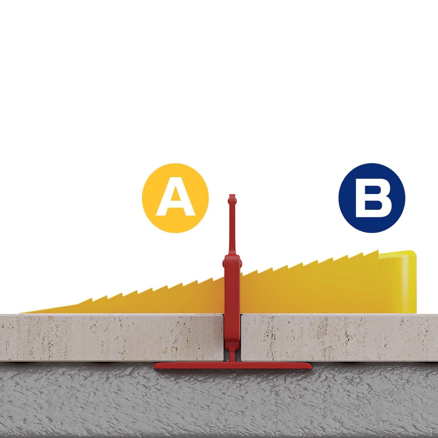 QEP Lash 2 in. H Plastic Wedge Leveling Tool 300 pc