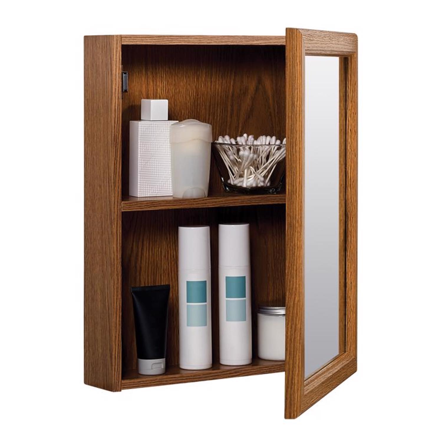 Zenna Home 19.25 in. H X 15.5 in. W X 4.5 in. D Rectangle Medicine Cabinet/Mirror