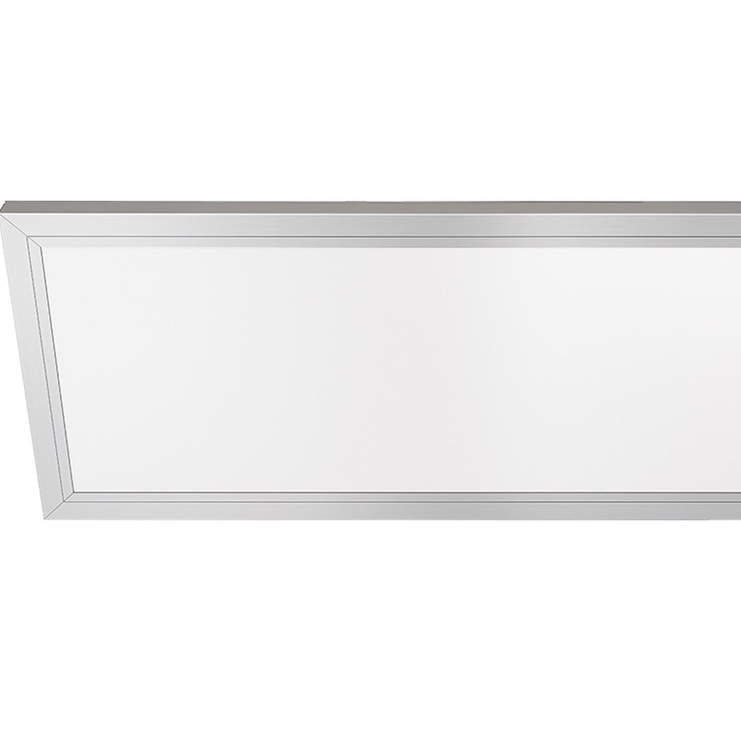Feit EDGELIT 1 in. H X 12 in. W X 47.3 in. L Nickel White LED Flat Panel Light Fixture