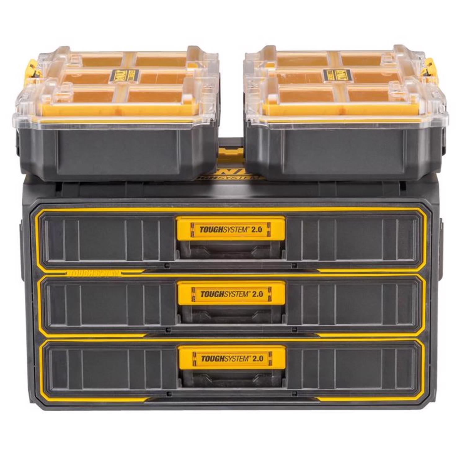 DeWalt ToughSystem 2.0 21.3 in. Tool Box Black/Yellow