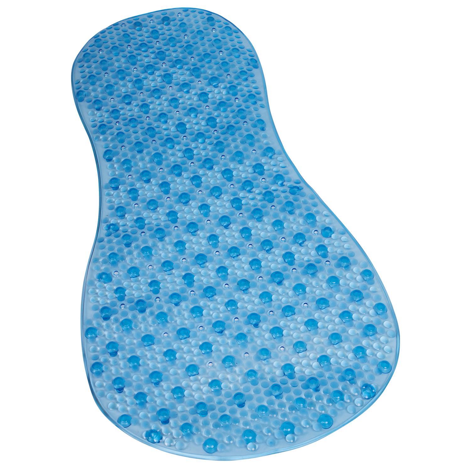 Carex Health Brands Blue Shower/Tub Safety Mat Rubber.5 in. H X 32 in. L
