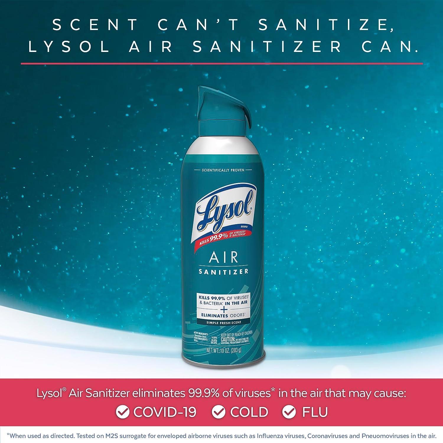 Lysol Fresh Scent Air Sanitizer 10 oz 1 pk