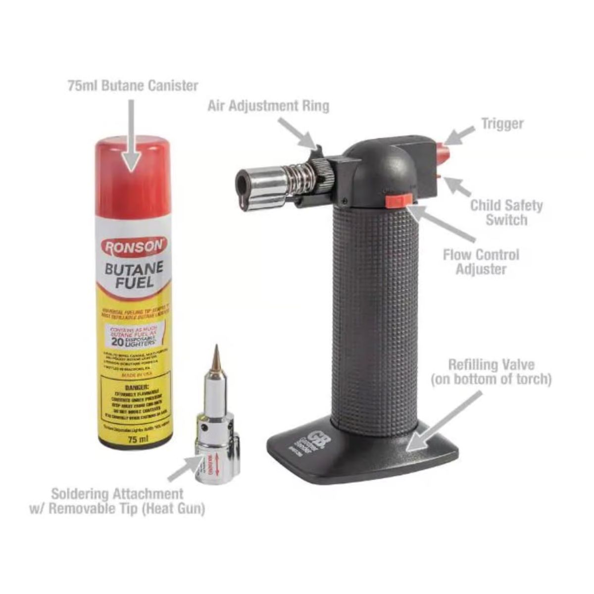 Gardner Bender Torch Kit 3 pc Butane