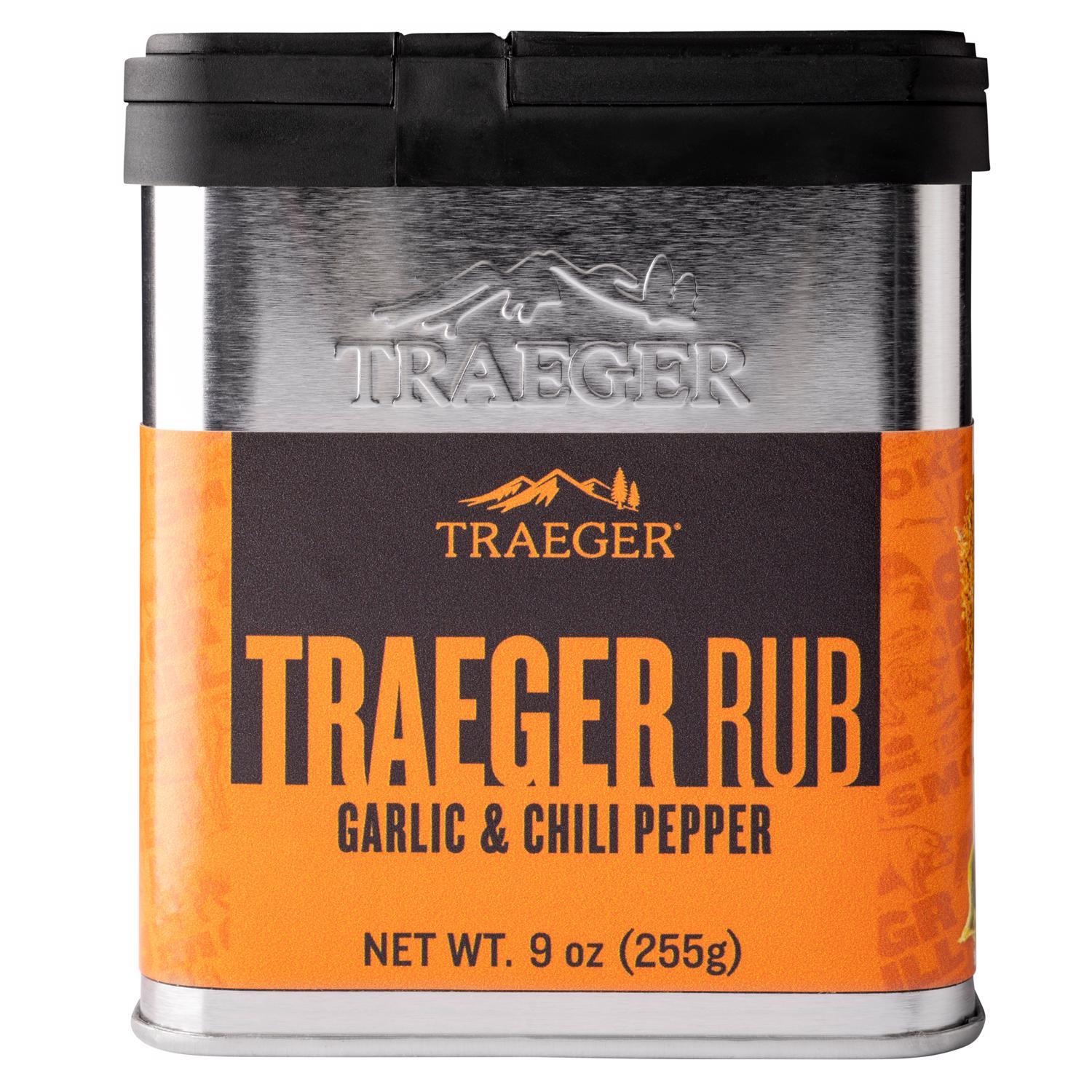 Traeger Garlic and Chili Pepper Seasoning Rub 9 oz