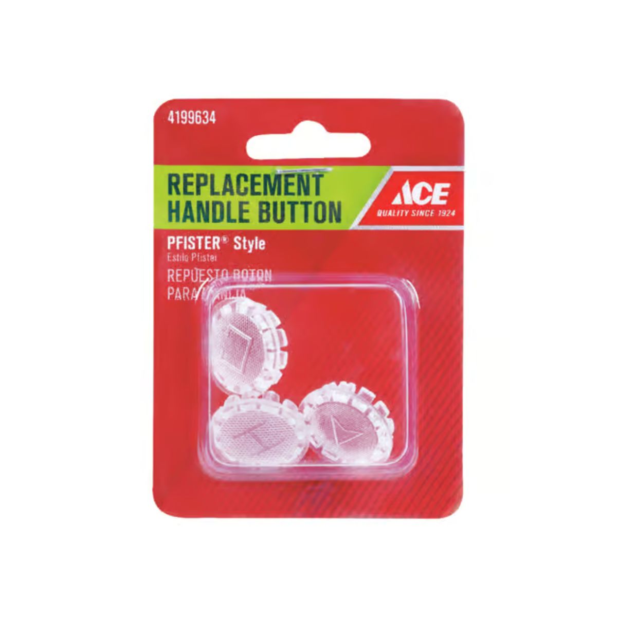 Ace For Midcor and Pfister Verve Clear Sink and Tub and Shower Index Button