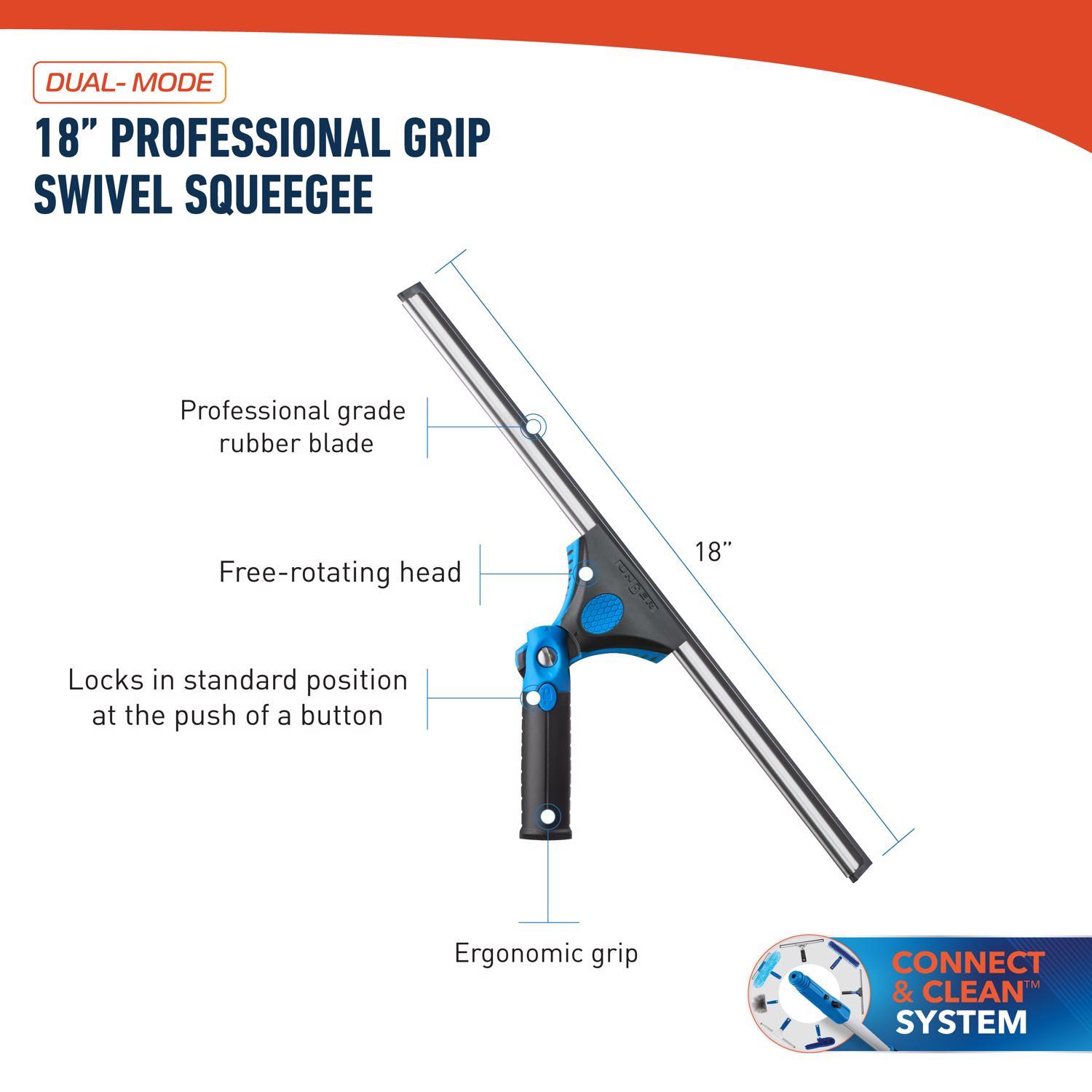 Unger 18 in. Plastic Window Squeegee