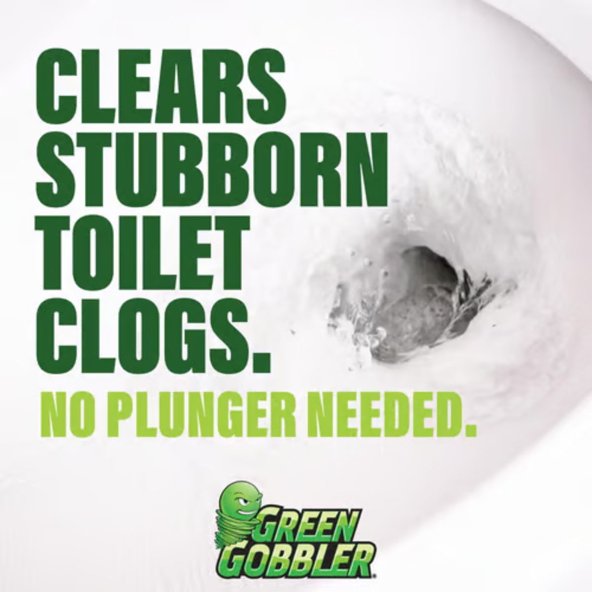 Green Gobbler 12 oz. Liquid Toilet Plunger Drain Cleaner