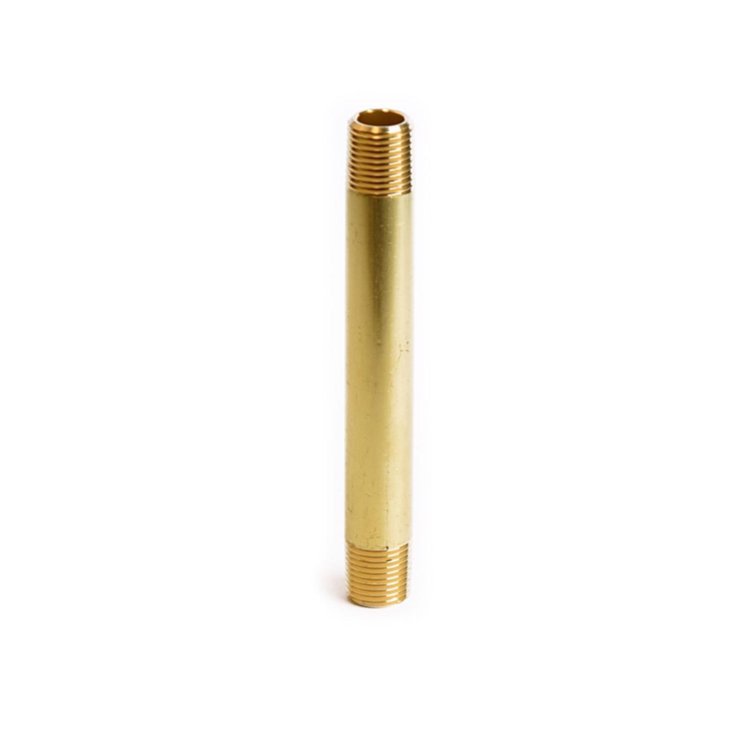 ATC 1/8 in. MPT 1/8 in. D MPT Yellow Brass Nipple 3 in. L