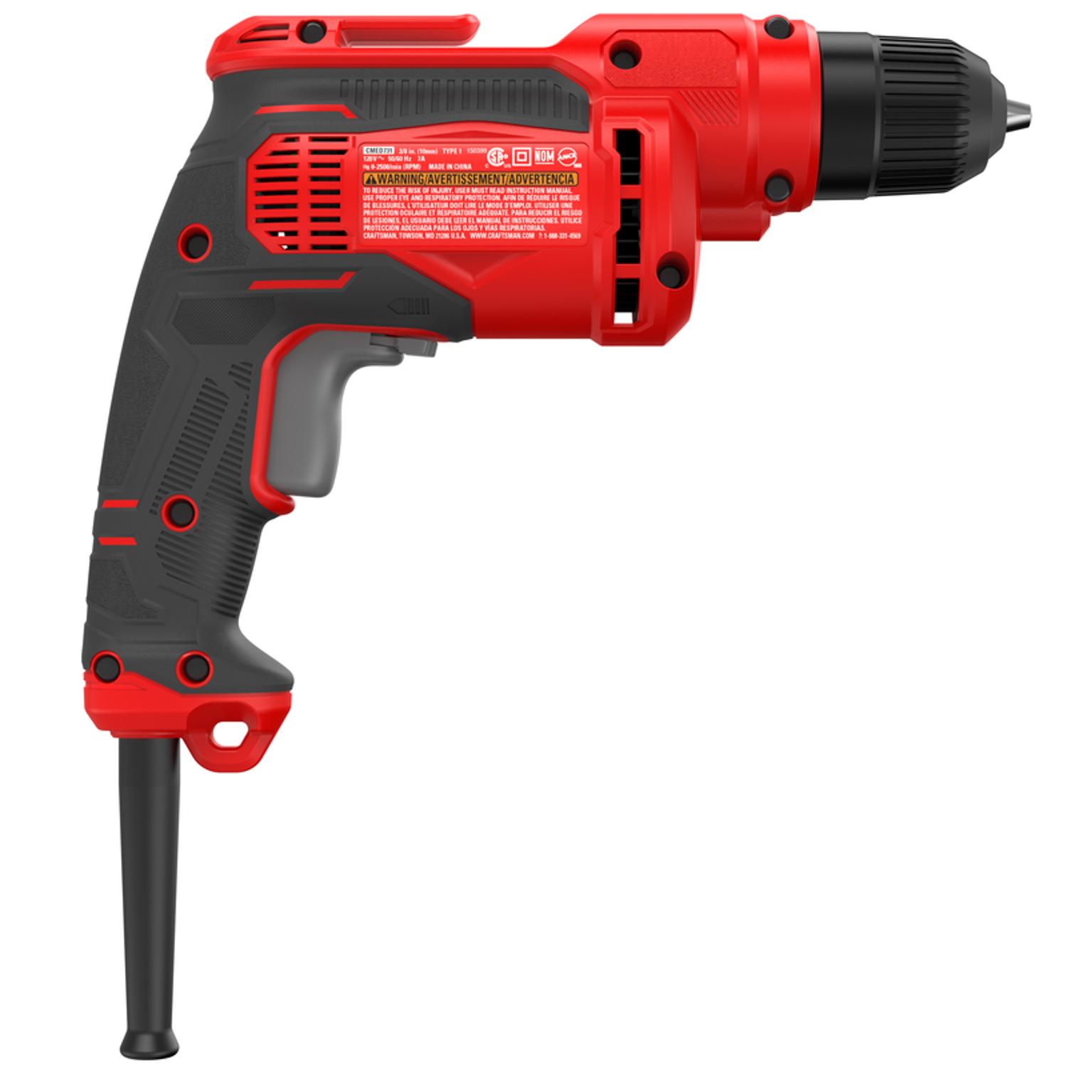 CRAFTSMAN 7 amps 3/8 in. Corded Drill Driver