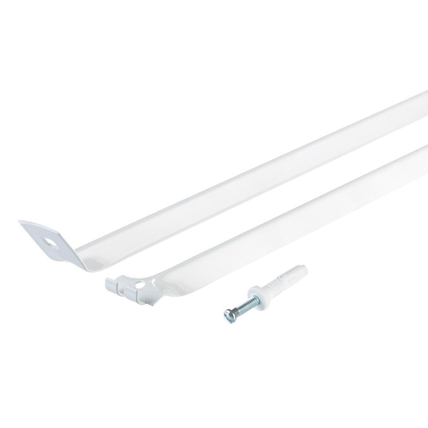 Rubbermaid 1.1 in. H X 12 in. W X 16 in. L Aluminum Support Brace/ Wall Anchor W/Drive Pin