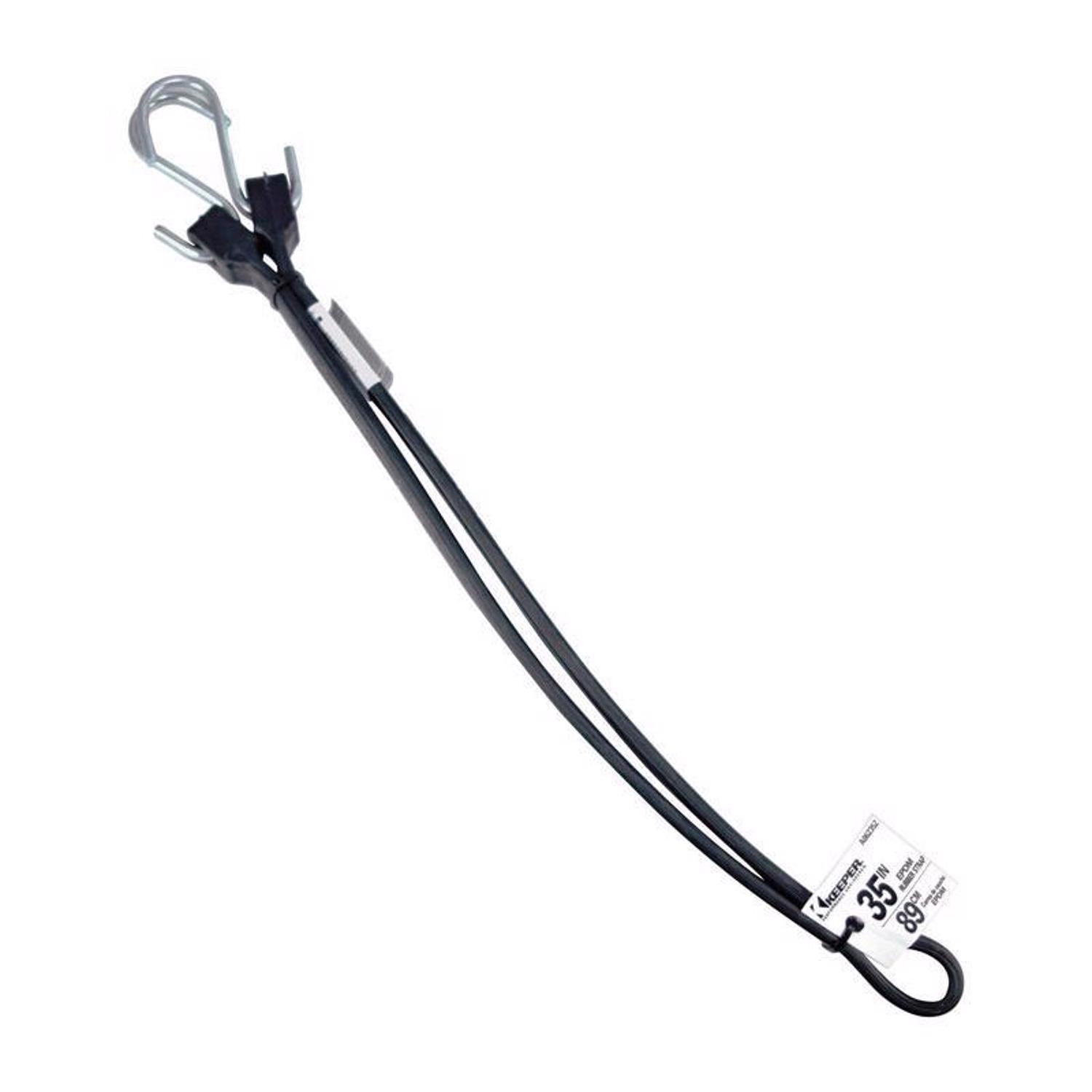 Keeper Black Tarp Strap 35 in. L 1 pk