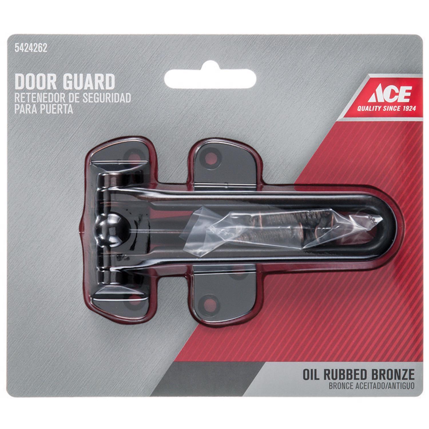 Ace 4.13 in. L Oil Rubbed Bronze Steel Chain Door Guard