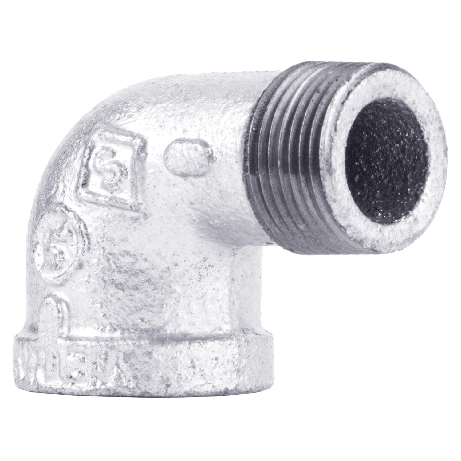 STZ Industries 1-1/2 in. FIP X 1-1/2 in. D MIP Galvanized Malleable Iron 90 Degree Street Elbow