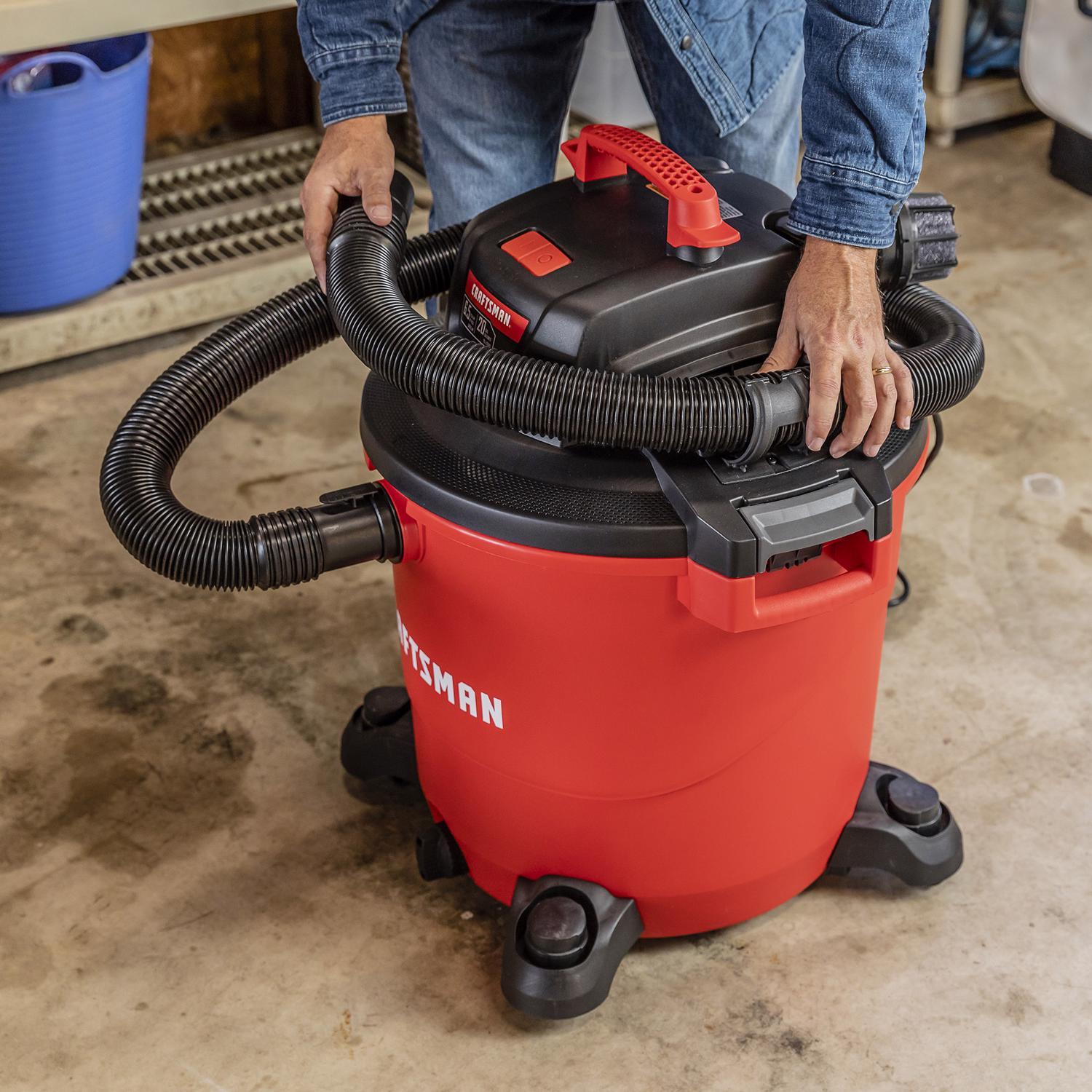 Craftsman 2 in. L X 10 in. W Vacuum Dust Bag 16-20 gal 3 pc