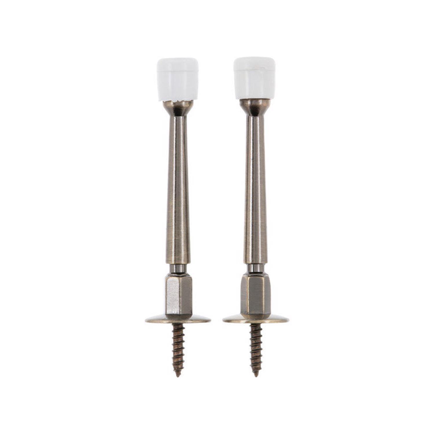 Ace 3 in. W Metal Antique Gold Rigid Door Stop Mounts to door and wall 1.8 in.