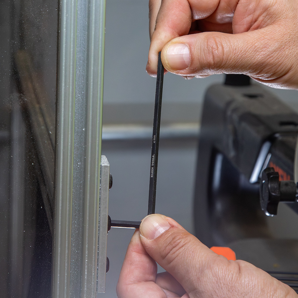 Klein L-Style Long Hex Key Set, SAE and Metric, 22-Piece