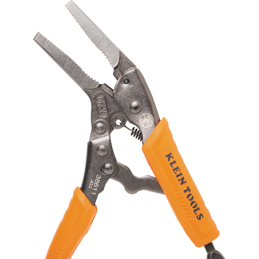 Klein Long Nose Locking Pliers, 6-in.