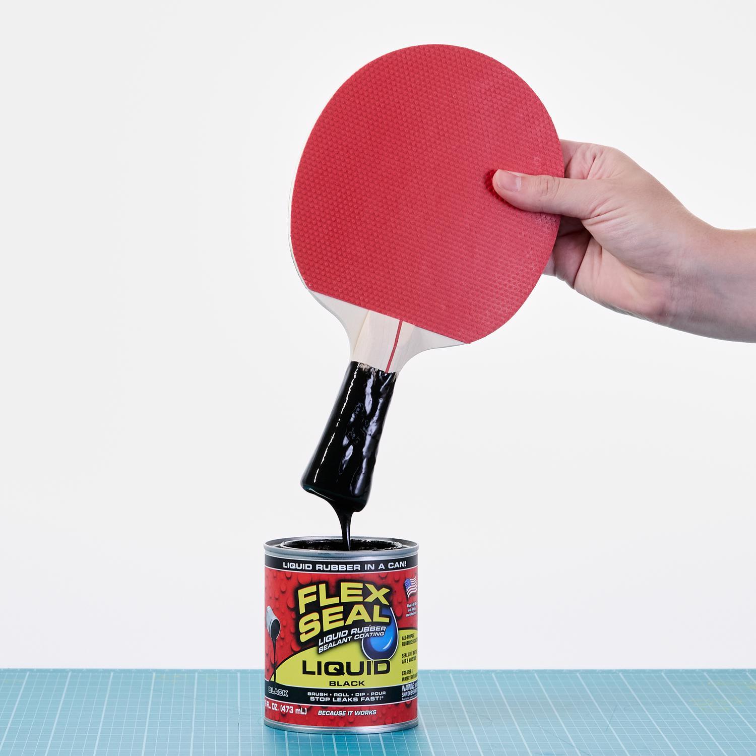 Flex Seal Family of Products Flex Seal Black Liquid Rubber Sealant Coating 16 oz