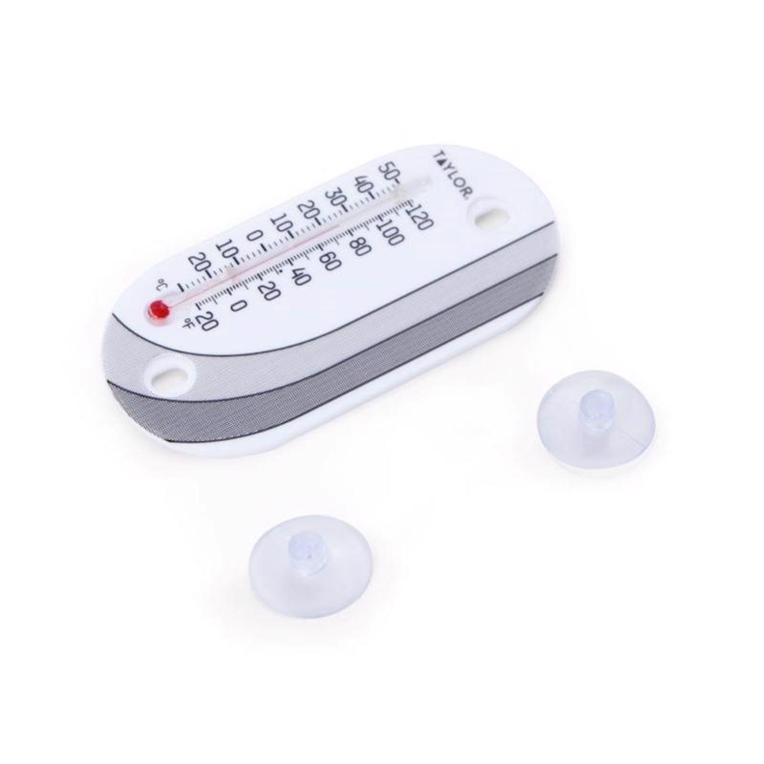Taylor Tube Thermometer Plastic White 4 in.
